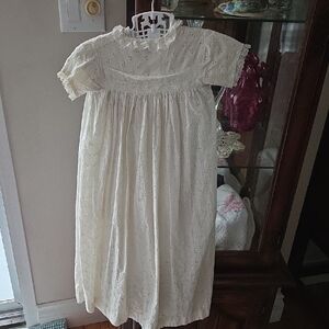 Cream Lace Baby Dress